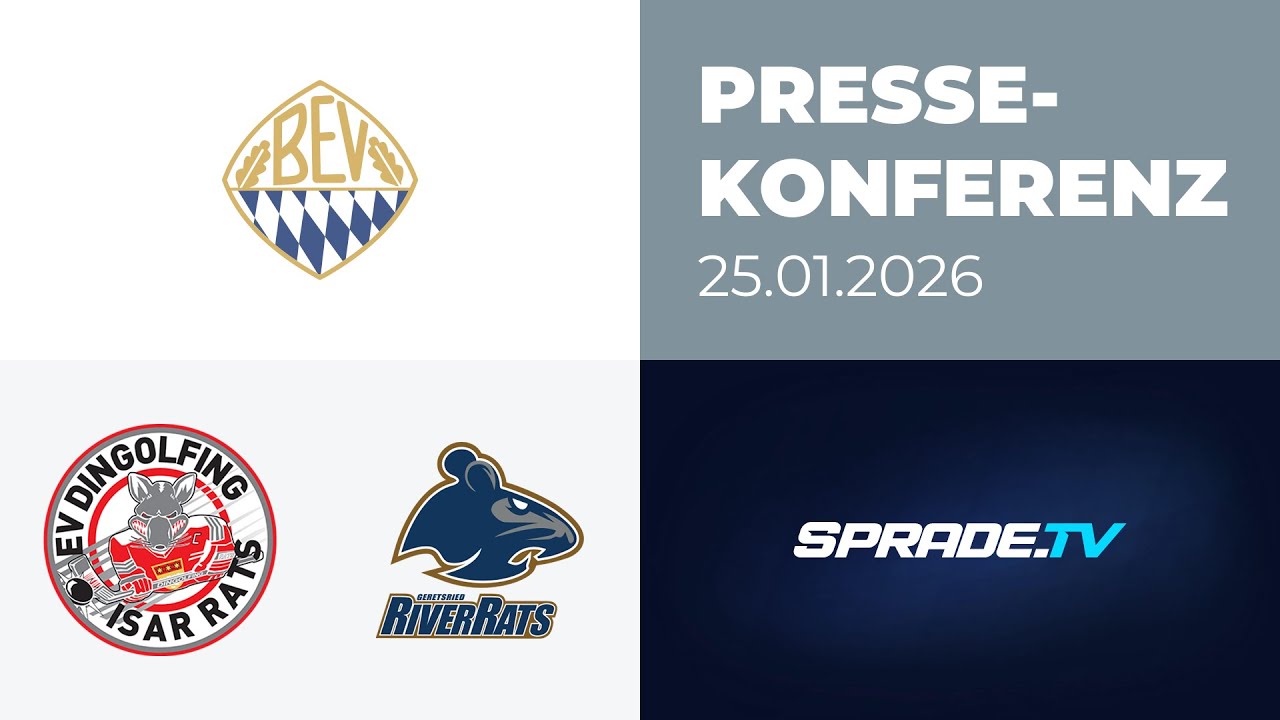 25.01.2026 - Pressekonferenz - EV Dingolfing vs. ESC Riverrats Geretsried