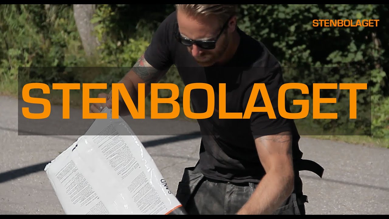 Fogning av marksten - Stenbolaget