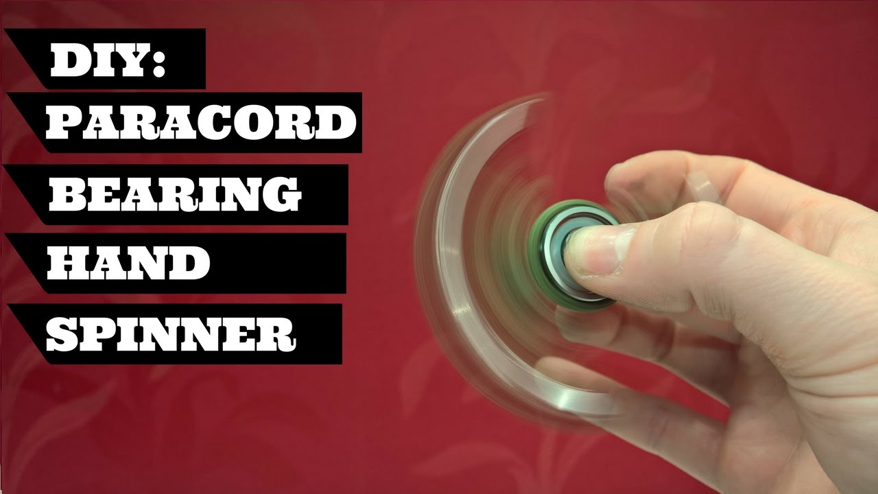 DIY Fidget Spinner Paracord And Bearings | DIY Hand Spinner With Bearing And Paracord