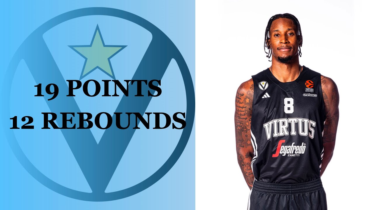 Will Clyburn Highlights 19 Pts, 12 Rebs vs. Crvena Zvezda 24/25 Season