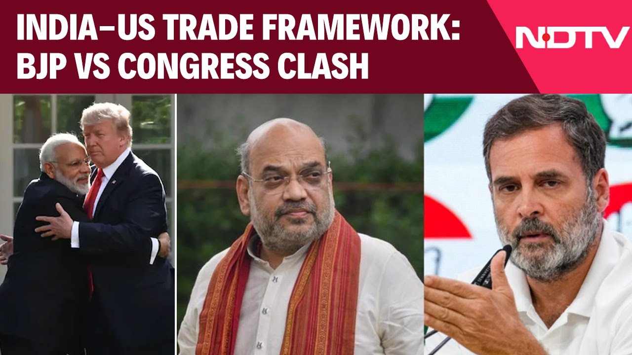 India-US Trade Framework: BJP Vs Congress Clash
