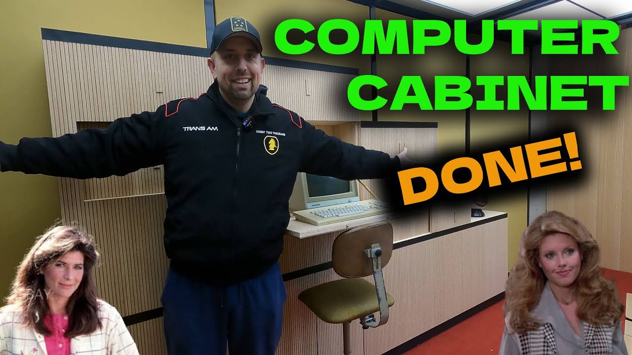 April & Bonnie's Computer Desk is DONE in the Screen Used Knight Rider Semi! Amazing Transformation!