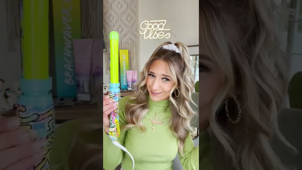 Curls in Under 10 Minutes!!! #hairtutorial #hairstyle #beachwaver