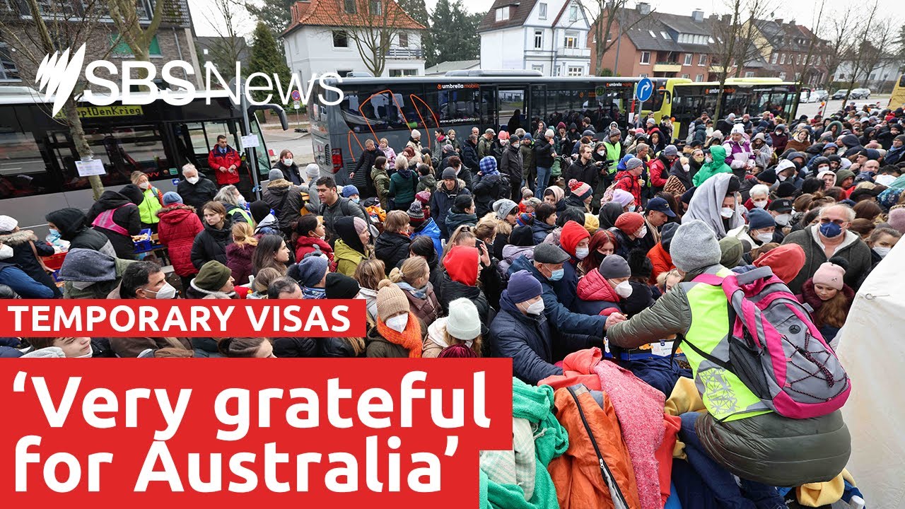 Australia to grant visas to 4000 Ukrainians displaced by war | SBS News