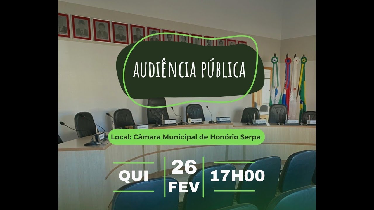 Audiência 3º Quadrimestre de 2025