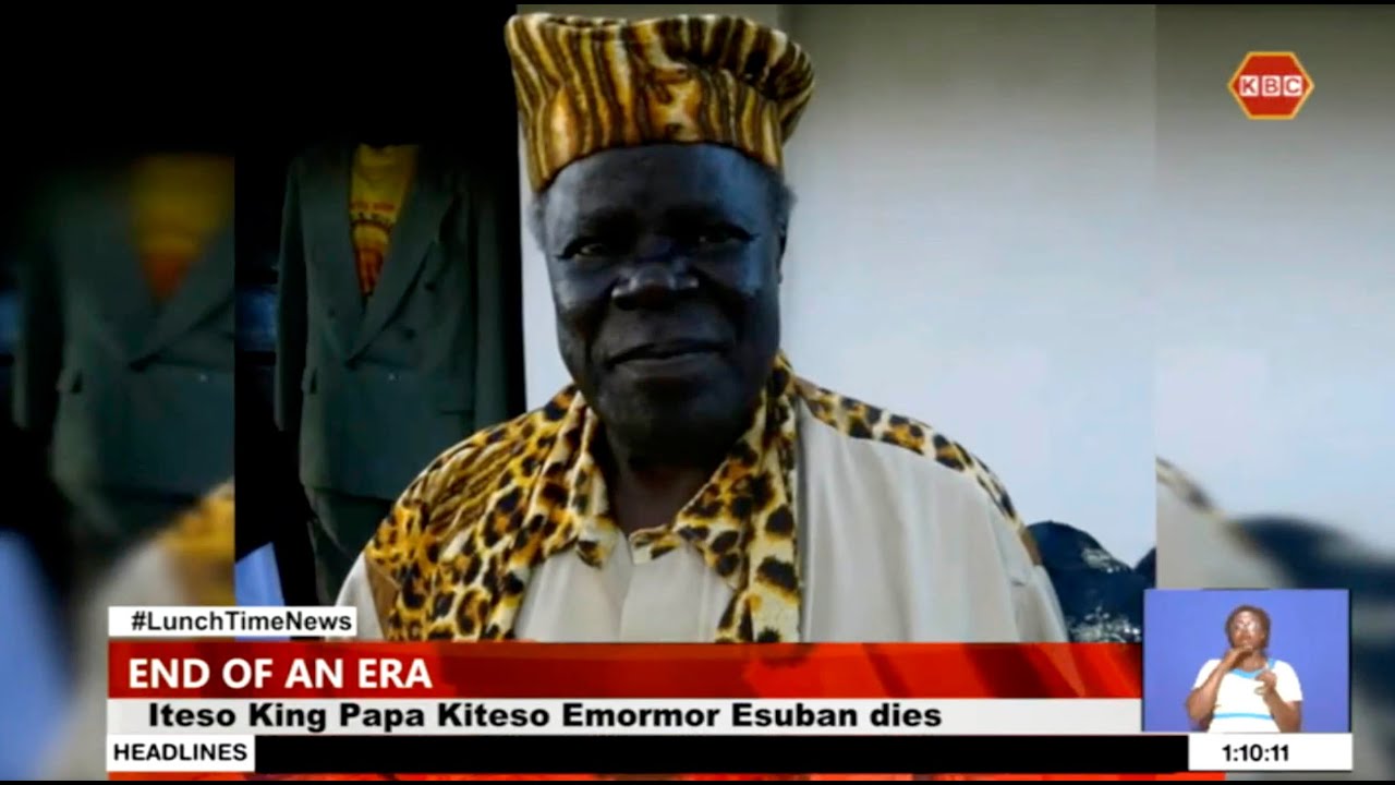 Iteso King Papa Kiteso Emormor Esuban is dead
