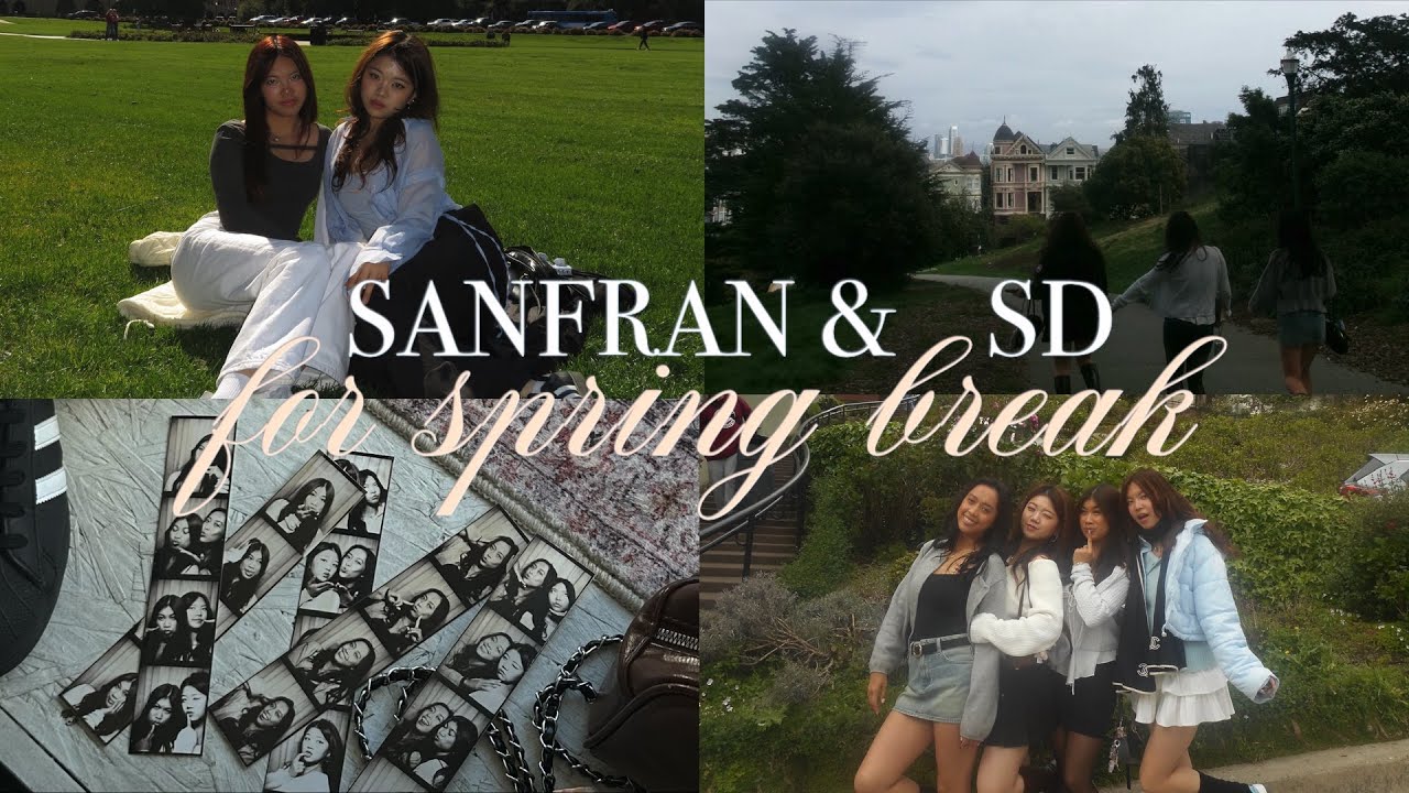 SPRING BREAK VLOG *san francisco & san diego edition 🌊