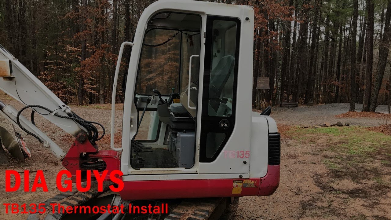 Takeuchi TB135 Thermostat Change