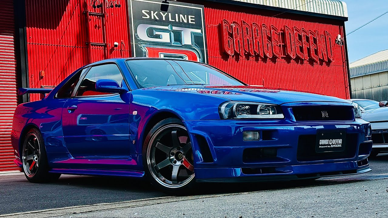 DEFEND GRAPHICS！！SKYLINE GT-R Bayside Blue Nismo Full Aero & TE37SL