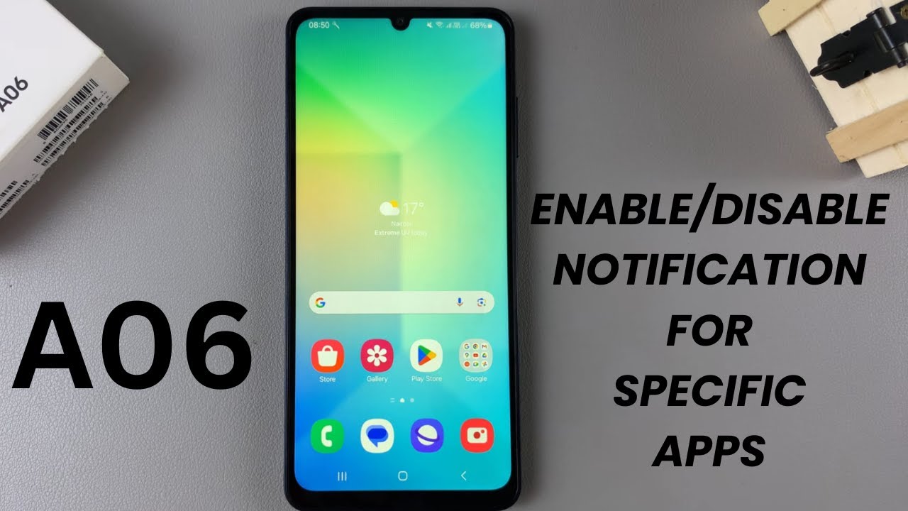 How To Enable/Disable Notifications For Specific Apps On Samsung Galaxy A06