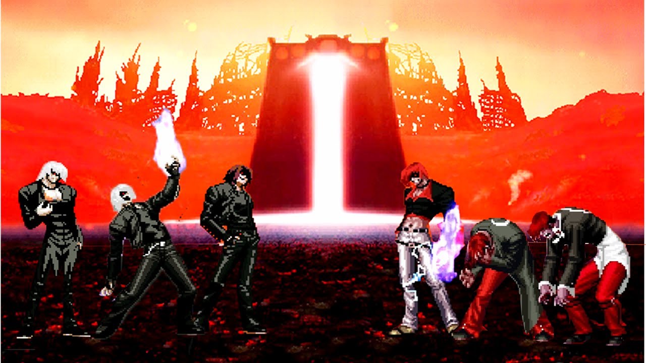 [KOF WOJ] Orochi Iori Team Vs  Element Kyo Team