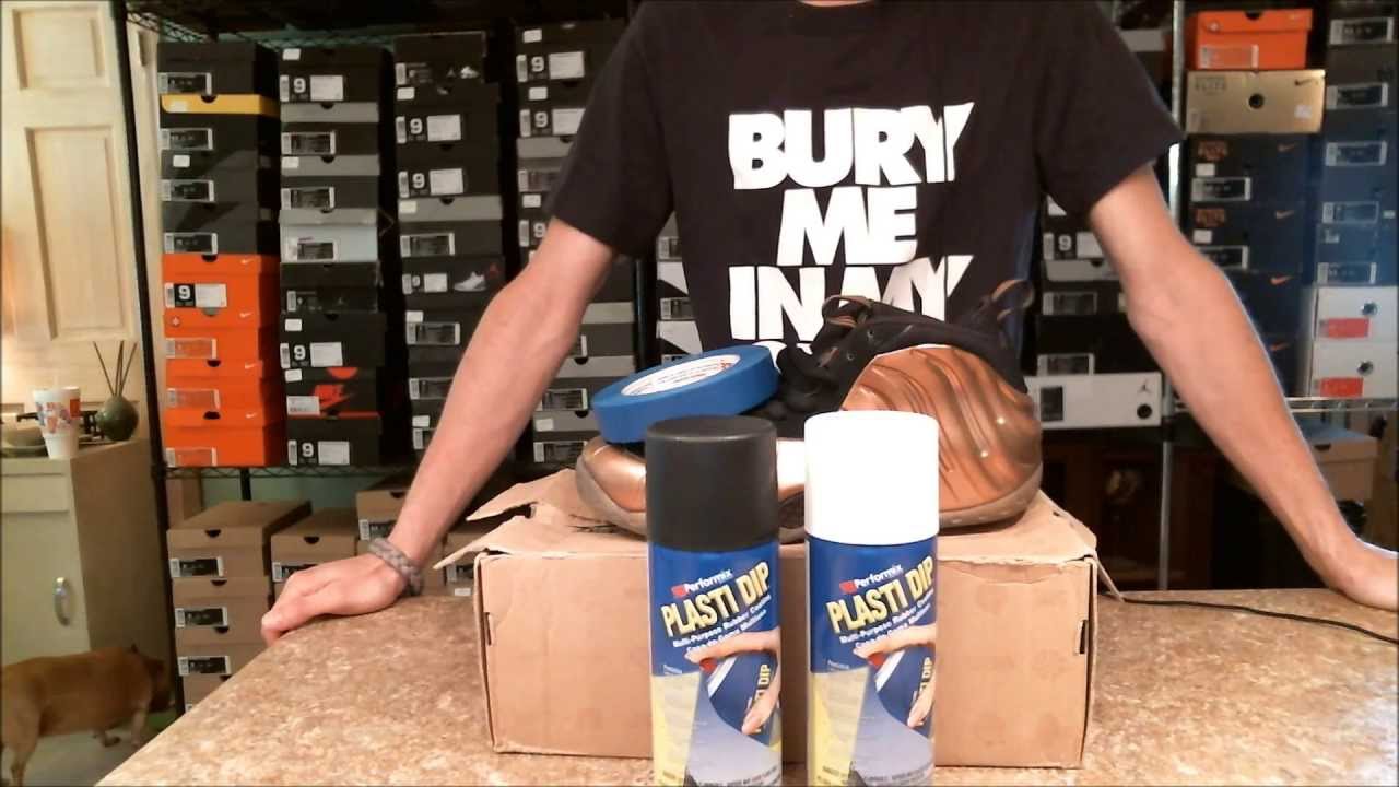 Foamposite Customizing - Plastidip How To
