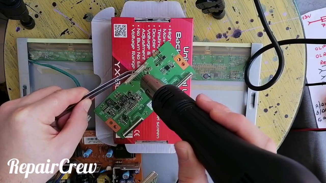 Pcb Kart üzerinde kırılan flex kablo giriş soketinin sökümü ve montajı nasıl yapılır(soket değişimi)