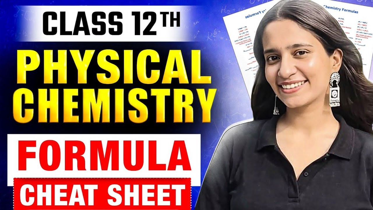 Class 12 Chemistry Formula Sheet 2026 🔥 | Physical Chemistry All Formulas in One Shot 