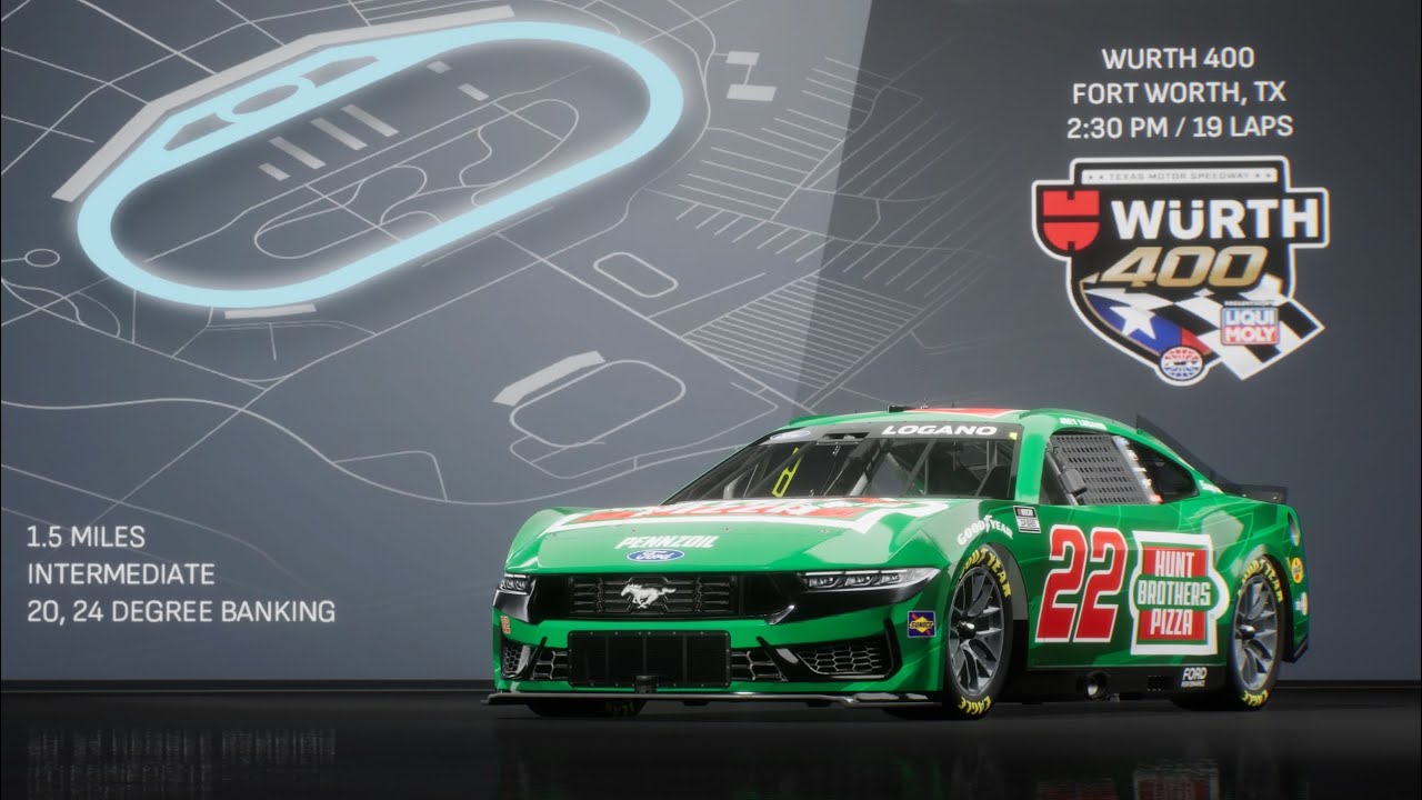 NASCAR 25 | Texas Motor Speedway | 20 Laps | PS5 No commentary gameplay