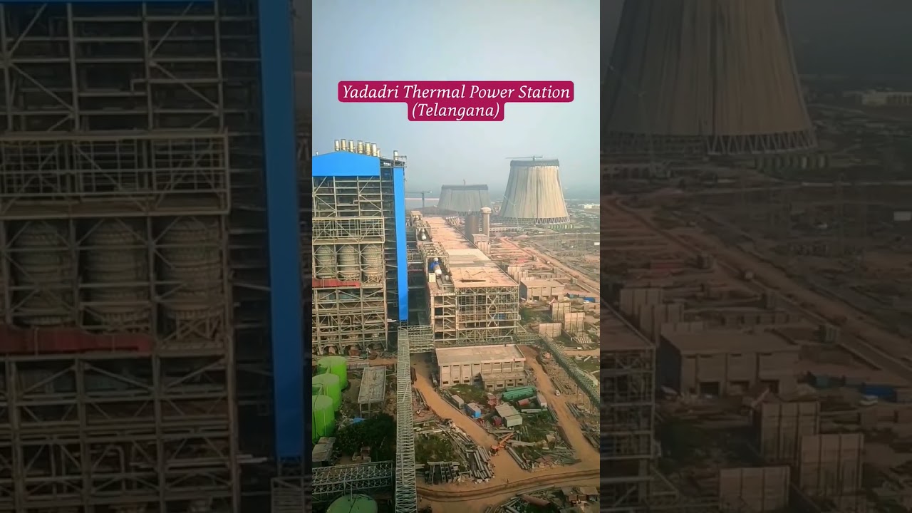 🏗️Yadadri Thermal Power Station..#powerplant #thermal #telangana #thermalengineering #construction