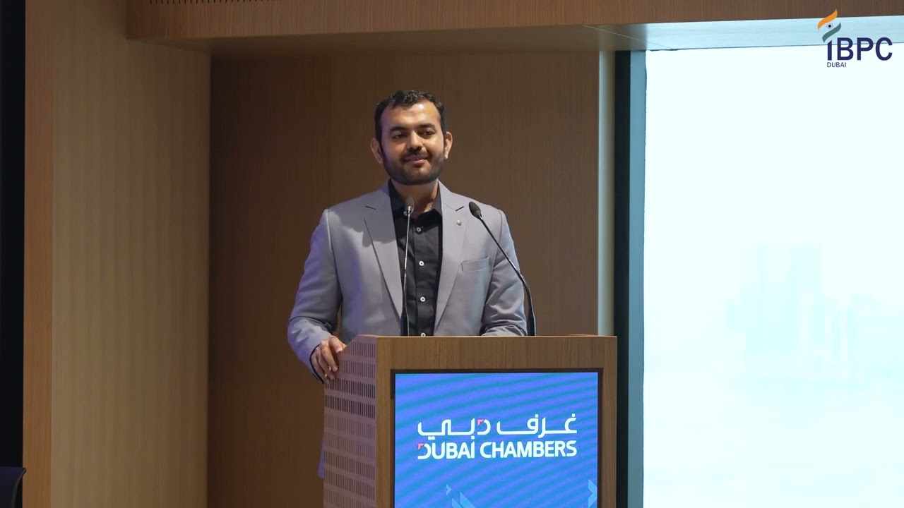Adv Mr Ujjwal Kumar Chavan at AI summit at Dubai Chambers on 26 Sep 2025