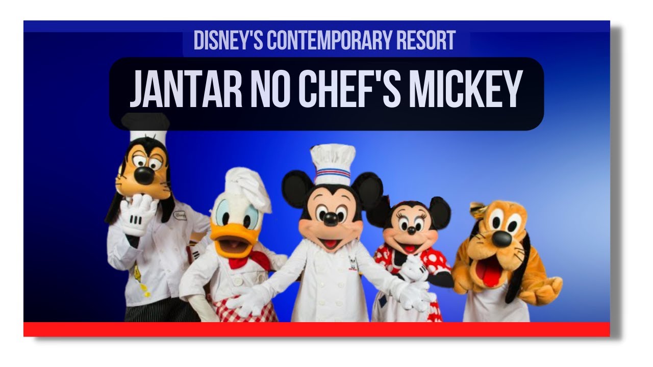 JANTAR CHEF's MICKEY Contemporary Resort 2023 #chefmickey