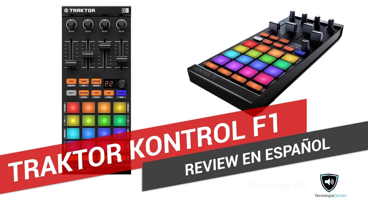 Review y unboxing en español Traktor Kontrol F1