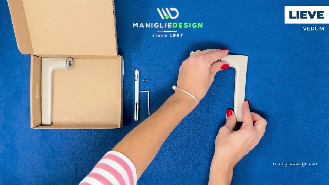 Maniglia LIEVE Verum Unboxing - Manigliedesign.com