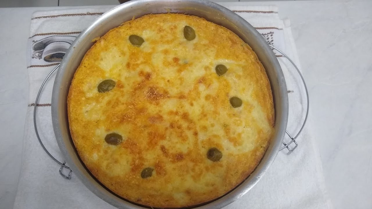 Suflê de frango e batata  delicioso