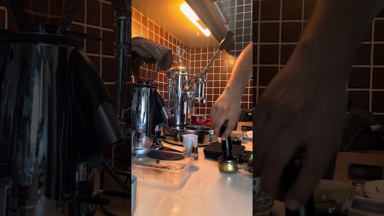 Panama Geisha espresso with Elektra Micro Casa Leva & Fellini Technique