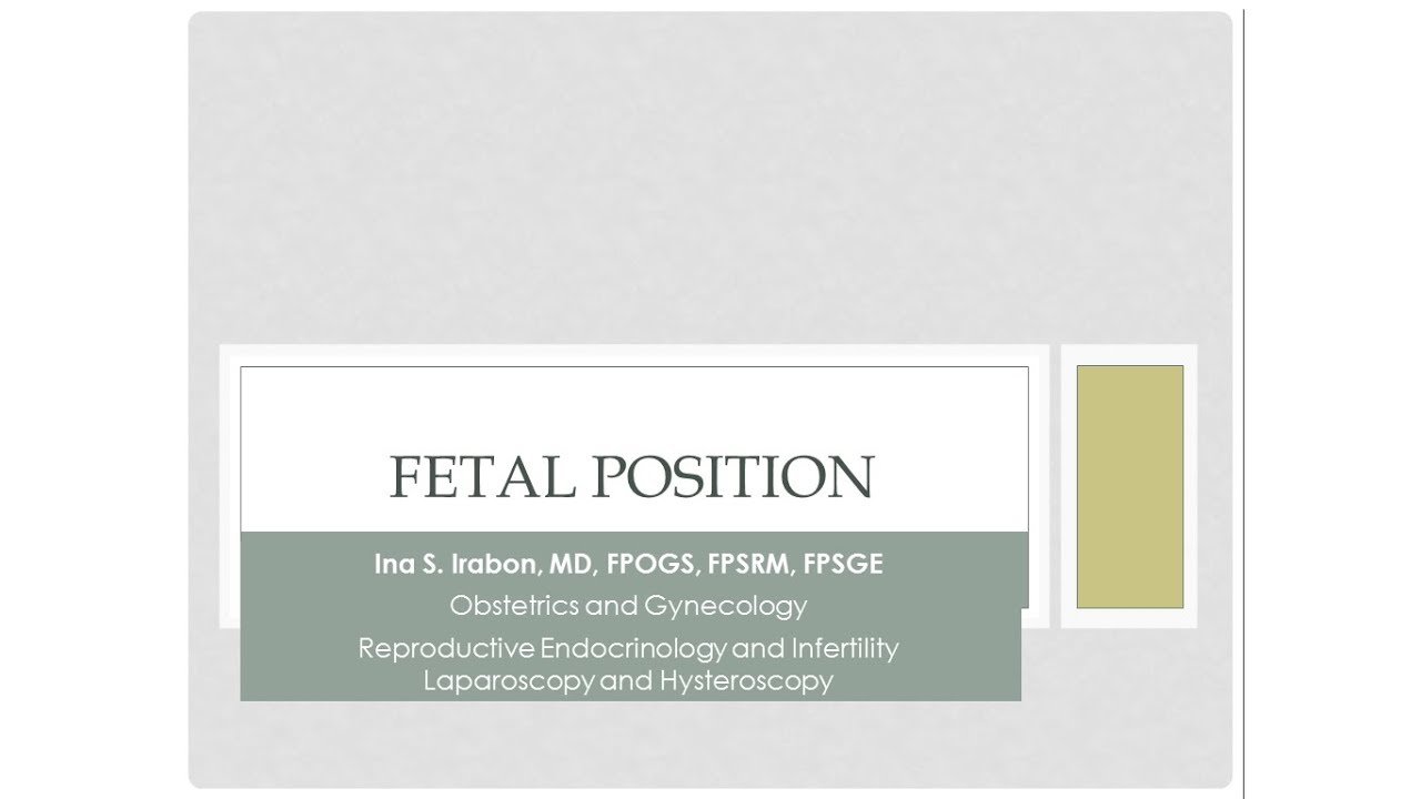 fetal position