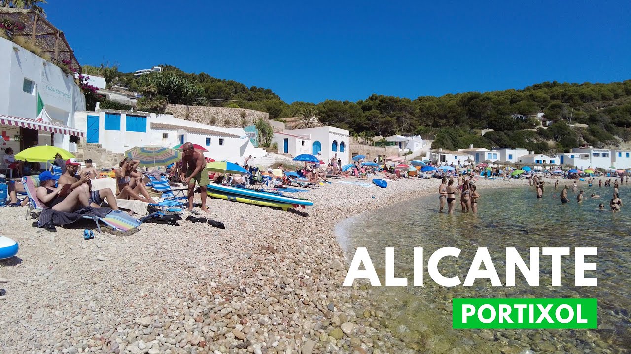 Alicante Beach Walk 2023 -  Cala del Portixol / SPAIN