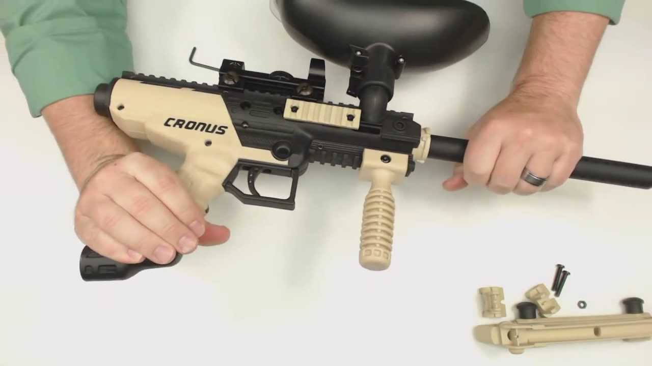 Tippmann Cronus Basic with NcStar 1x25 Dot Sight