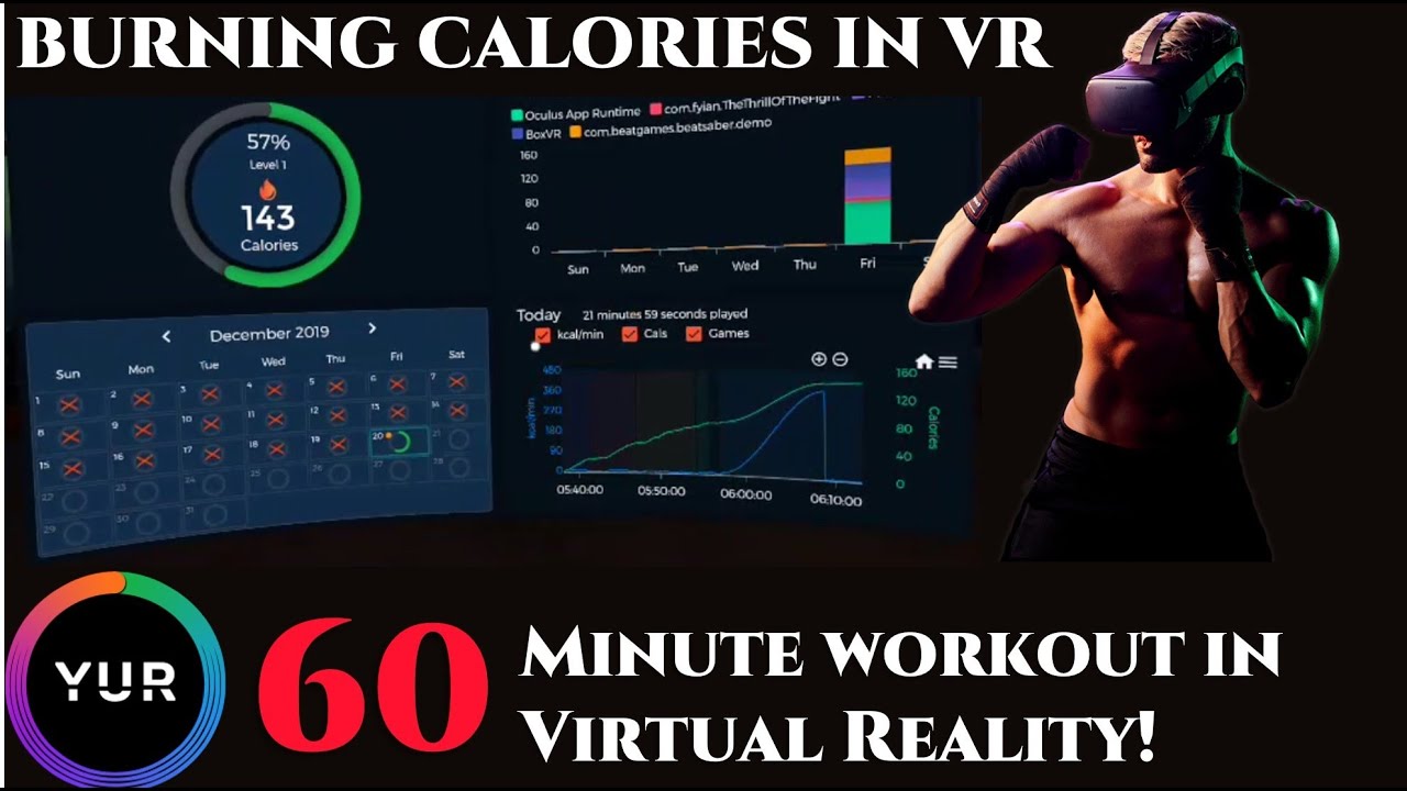 VR Calorie Burning Challenge with YUR.fit! BoxVR Vs. Beat Saber Vs. Pistol Whip - 60 minute workout!