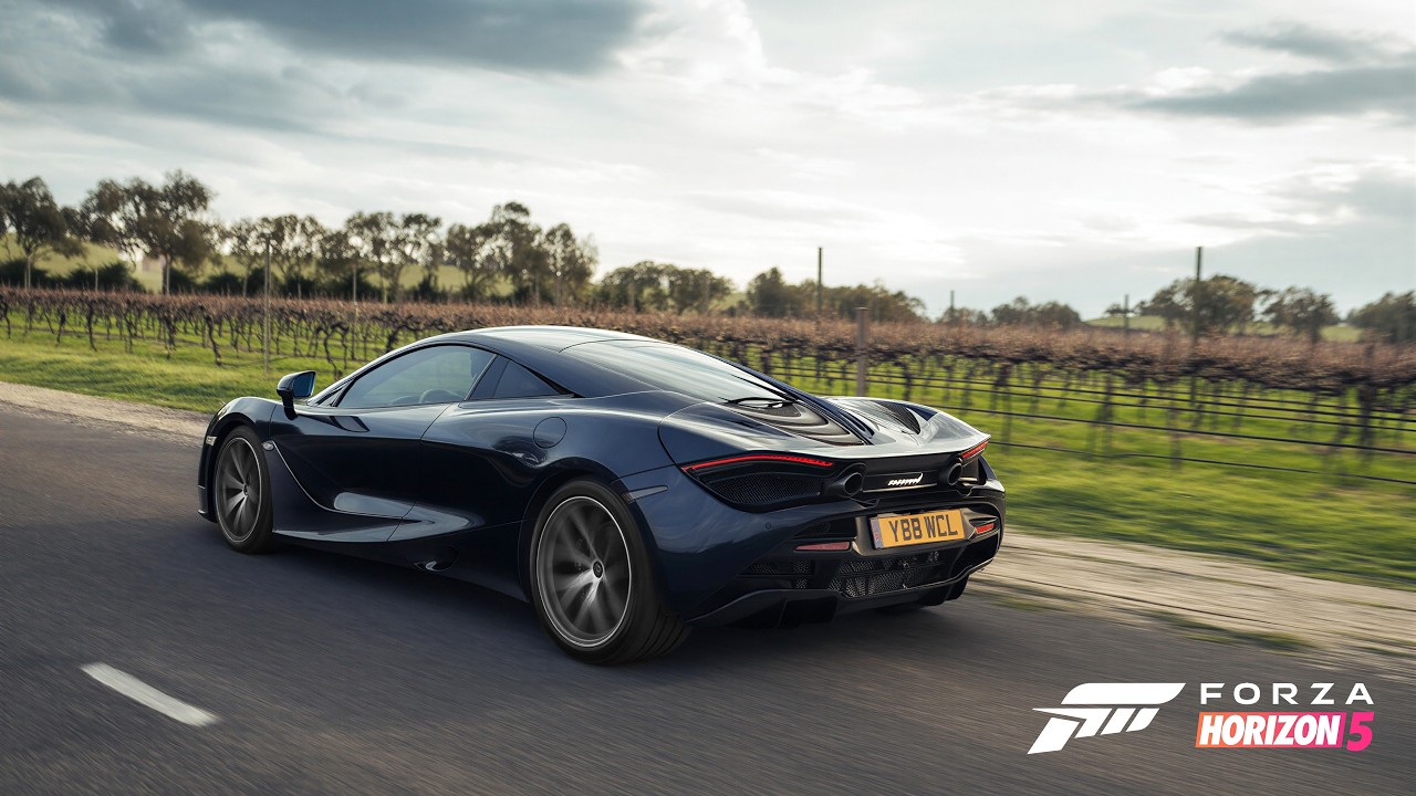 McLaren 720S Spider - Forza Horizon 5 - Steering Wheel Gameplay - 4K 60FPS
