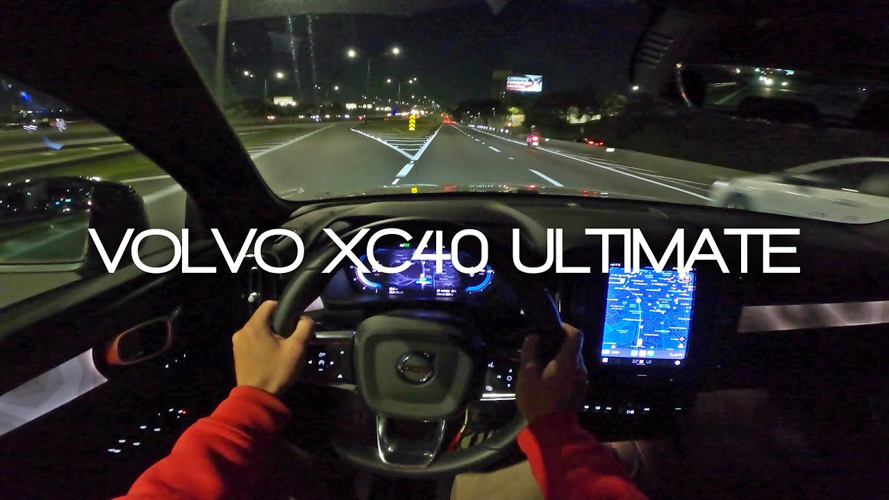 POV (Night) Drive | Volvo XC40 Ultimate 2025