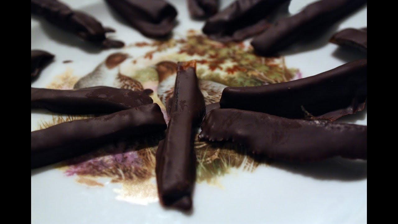 Recette des orangettes au chocolat par Mamy Monica