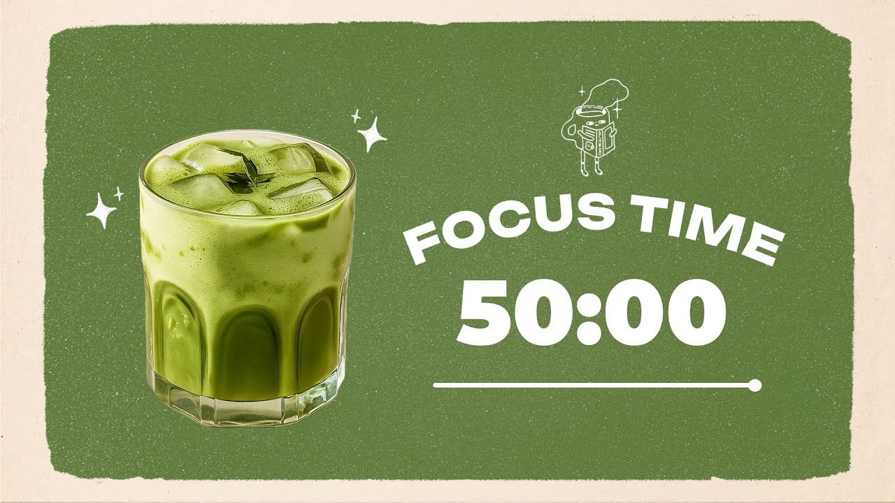 🍵 Study with Me | Vintage Matcha | 50/10 Pomodoro | Lofi Vibes | 3 Hour Productivity