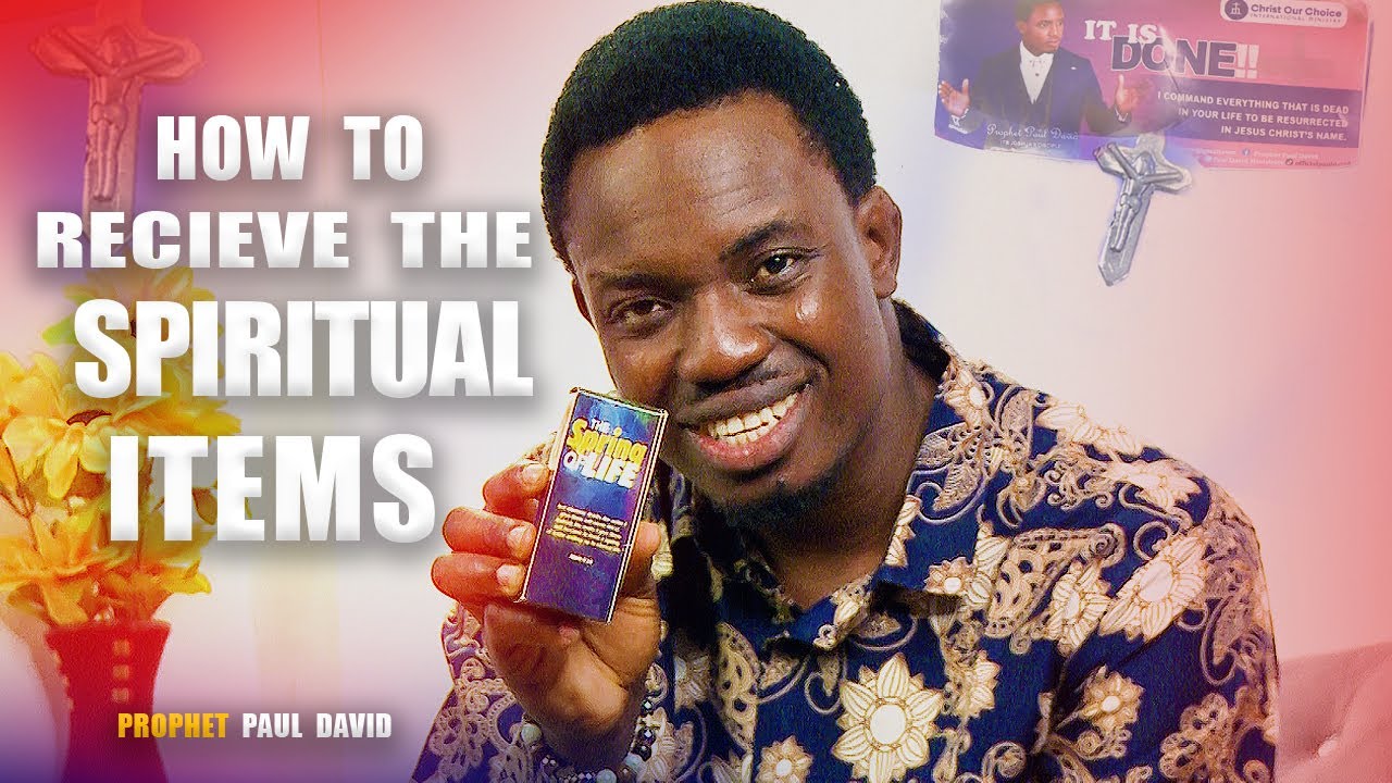 HOW TO RECEIVE THE SPIRITUAL ITEMS ?  #tbjoshua #healing #notminethechoicetv #tbjoshualegacy