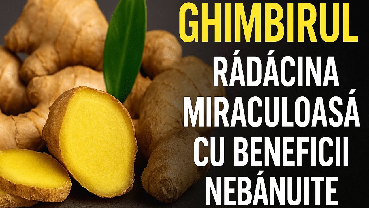 Ghimbirul &ndash; Rădăcina MIRACULOASĂ cu beneficii nebănuite 🌿✨ #sanatate  | vreausastii