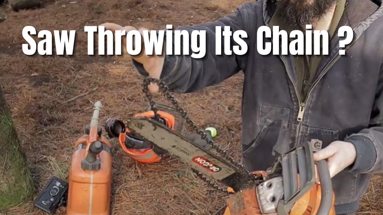 Chainsaw Throwing Its Chain Cutting Brush ? - How to Prevent it ?