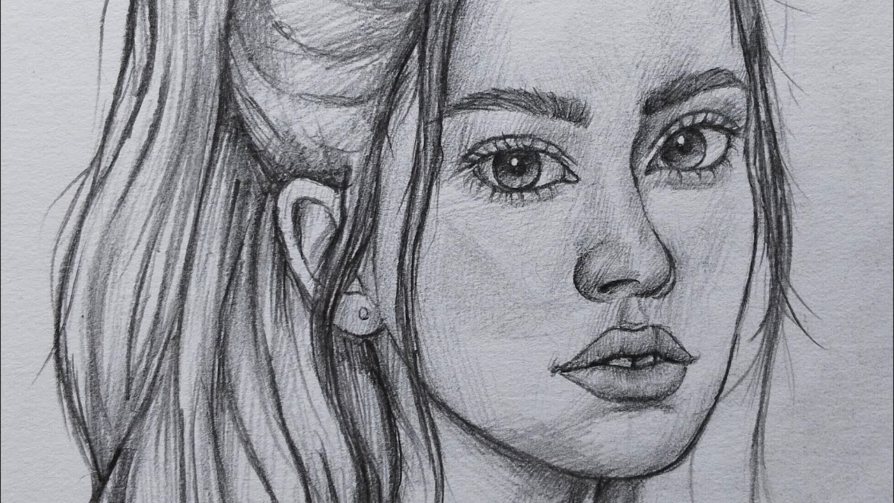 How to Draw a Girl’s Face Using Loomis Method – Step by Step