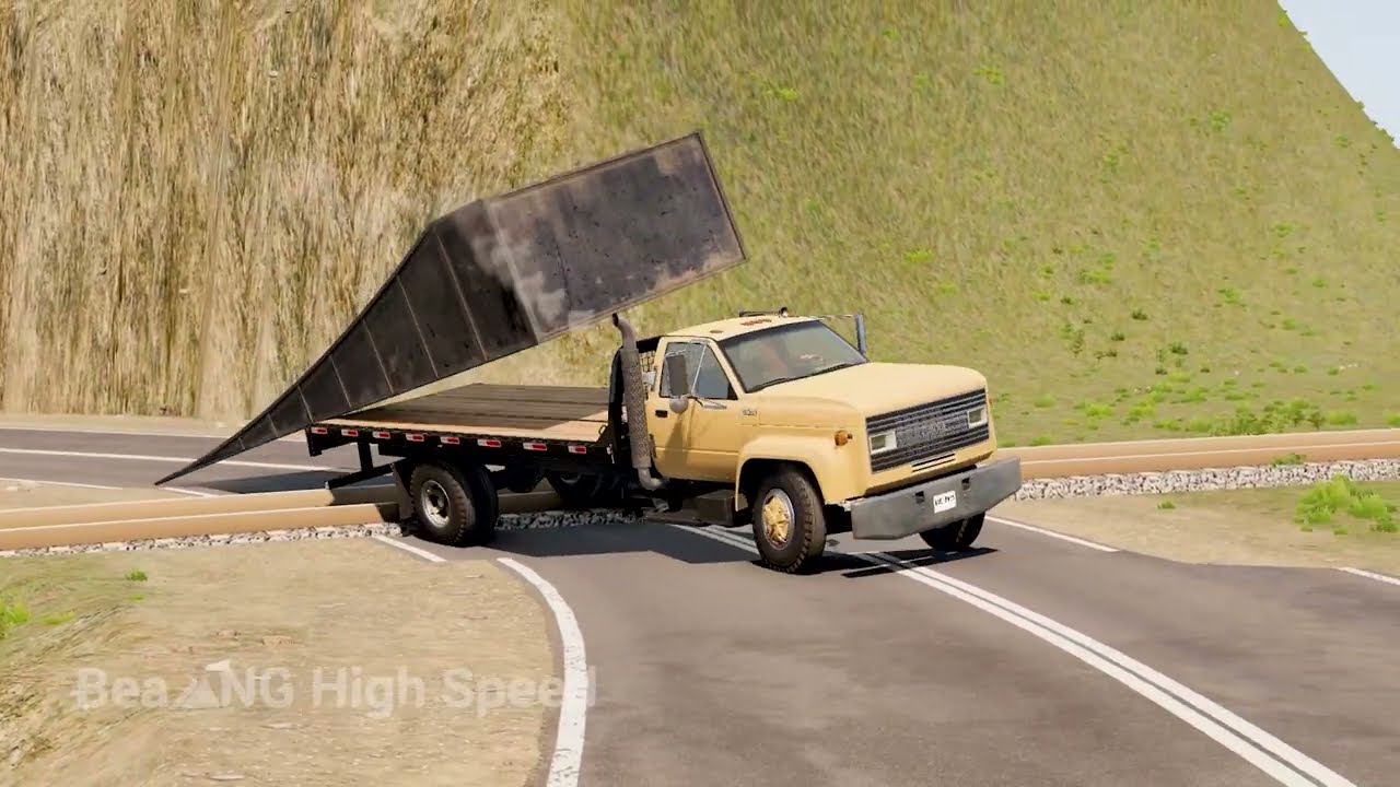 Epic Trains vs Giant Ramp Jump Crashes #6 &ndash; BeamNG.drive | BeamNG High Speed