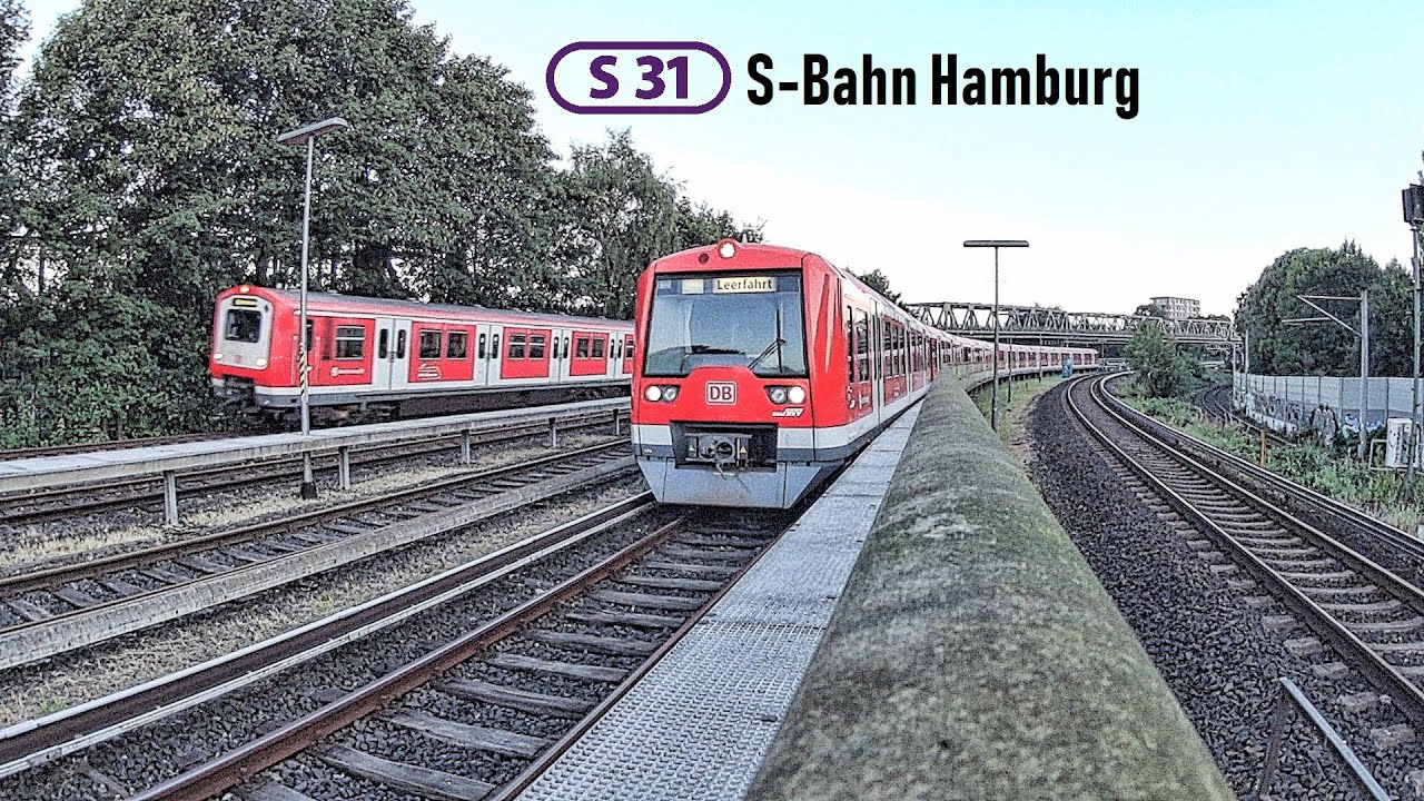 Führerstandsmitfahrt BR474 S-Bahn Hamburg (Lt) S31 (Barmbek) Berliner Tor - Altona [07/2018]