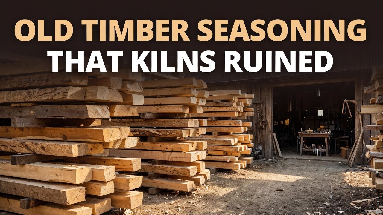 Old Timber Seasoning Methods That Were Used Before Kilns Ruined Good Wood