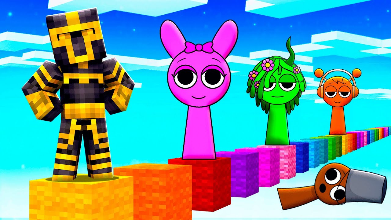 ¿CONSEGUIRÉ SOBREVIVIR AL PARKOUR DE SPRUNKI EN MINECRAFT? 😱