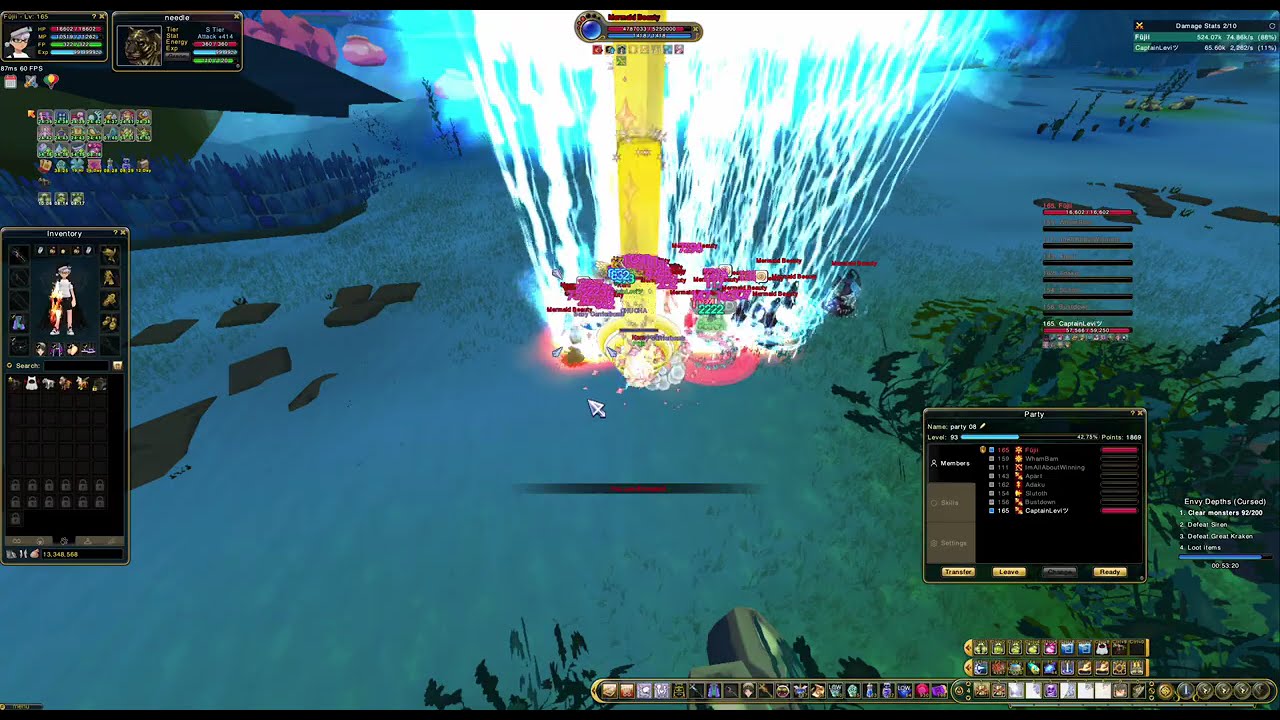 I met a pro RM tanking Envy - Flyff Universe (Mushpoie Server)