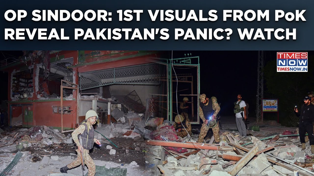 Op Sindoor Stuns Pakistan: PoK Chaos On Cam As India Strikes Terror Without Crossing LoC| Watch