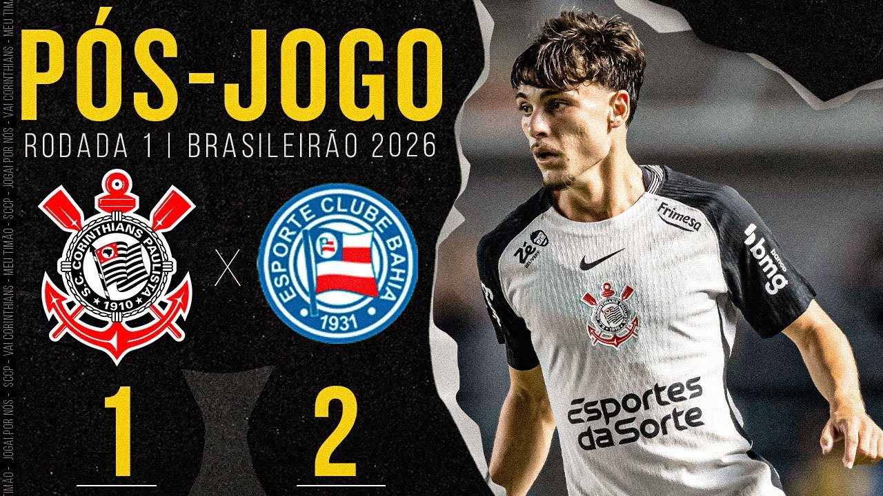 PRE-JOGO CORINTHIANS X BAHIA 🔴 AO VIVO E COM IMAGENS DO ESTÁDIO | 1ª RODADA | BRASILEIRÃO 2026