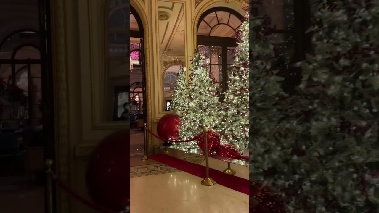 Christmas at the Plaza Hotel in New York City