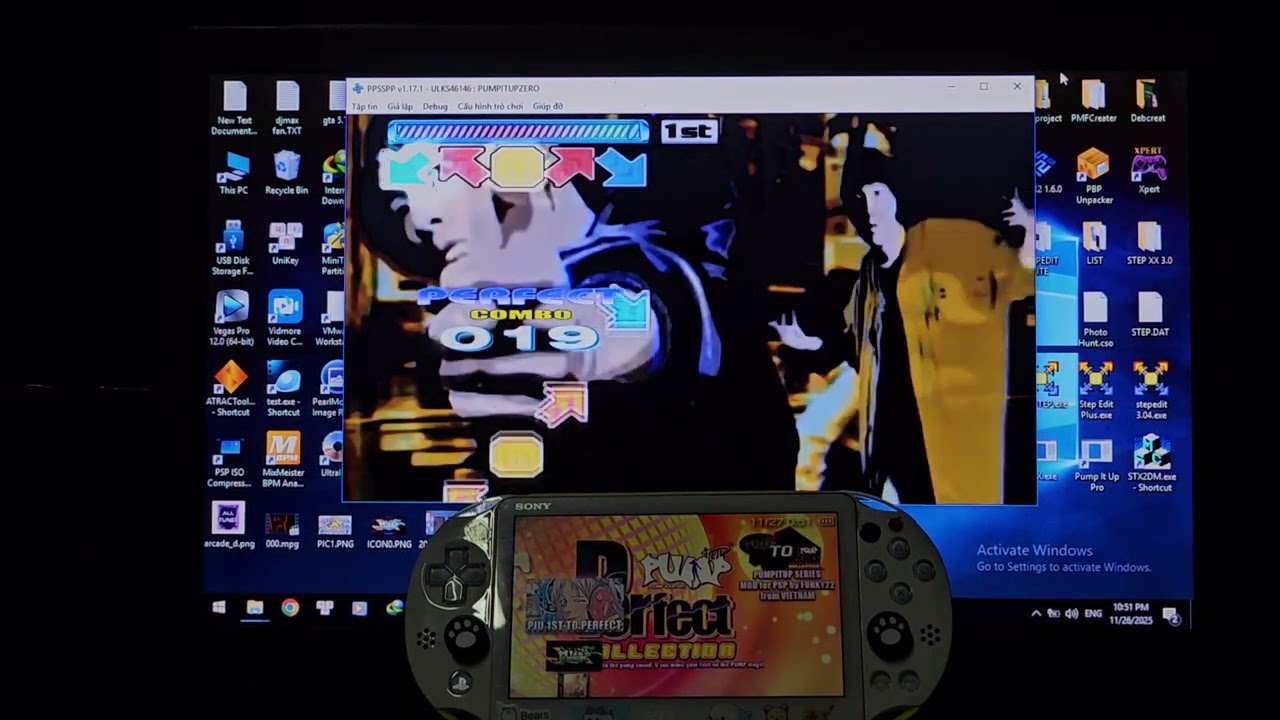 Pumpitup Perfect Collection mod for PSP 2025 by Funky22 and link download.