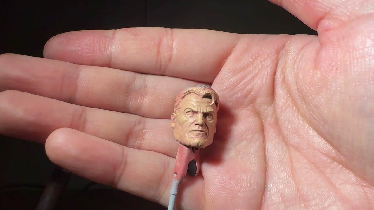 How to paint a head in 1/12 scale