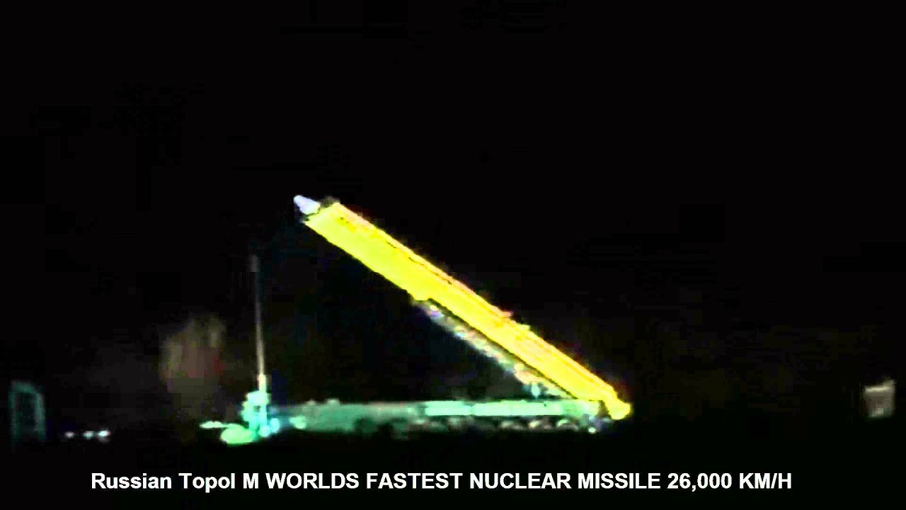 RUSSIAN TOPOL M I Worlds Fastest Nuclear Missile 26 000 km/h ( Mach 21 )