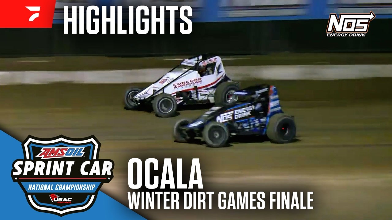 Winter Dirt Games Finale | USAC Sprints at Ocala Speedway 2/14/26 | Highlights